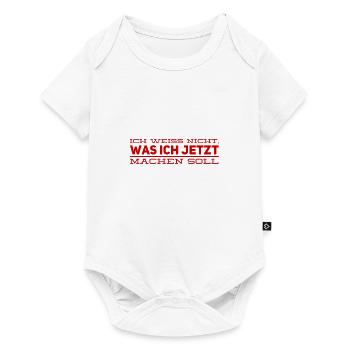 was soll ich nun machen? - Baby Premium Kurzarmbody - Weiß - Vorne