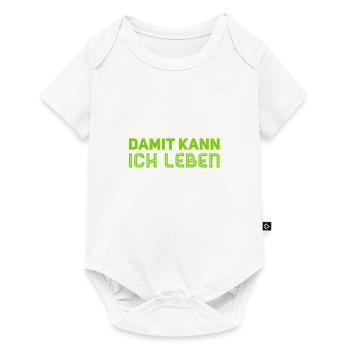 mir egal - Baby Premium Kurzarmbody - Weiß - Vorne