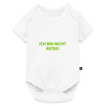 Schluss mit retro - Baby Premium Kurzarmbody - Weiß - Vorne