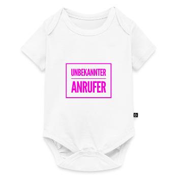 wer da wohl anruft? - Baby Premium Kurzarmbody - Weiß - Vorne