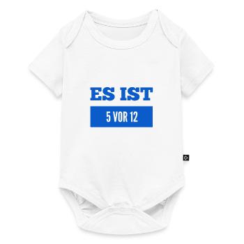 fast zu spät - Baby Premium Kurzarmbody - Weiß - Vorne