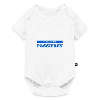 das wird nochmal geschehen - Baby Premium Kurzarmbody - Weiß - Vorne