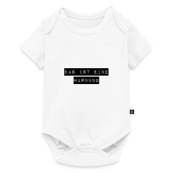 letzte Warnung - Baby Premium Kurzarmbody - Weiß - Vorne
