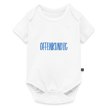 offensichtlich - Baby Premium Kurzarmbody - Weiß - Vorne