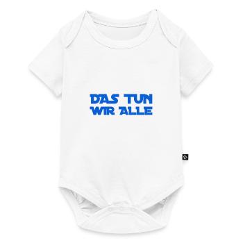 alle tun es - Baby Premium Kurzarmbody - Weiß - Vorne
