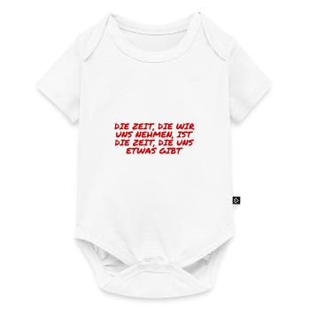 nehmen wir uns Zeit - Baby Premium Kurzarmbody - Weiß - Vorne