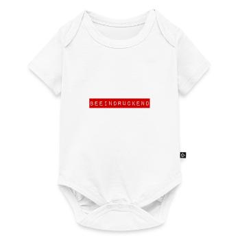 das ist beeindruckend - Baby Premium Kurzarmbody - Weiß - Vorne