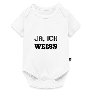 da bin ich im Thema - Baby Premium Kurzarmbody - Weiß - Vorne