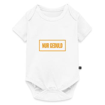 immer locker bleiben - Baby Premium Kurzarmbody - Weiß - Vorne