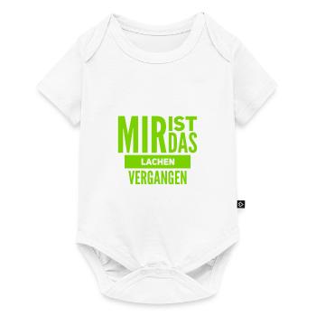 das finde ich nicht lustig - Baby Premium Kurzarmbody - Weiß - Vorne