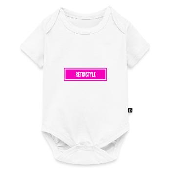 retro geht immer - Baby Premium Kurzarmbody - Weiß - Vorne