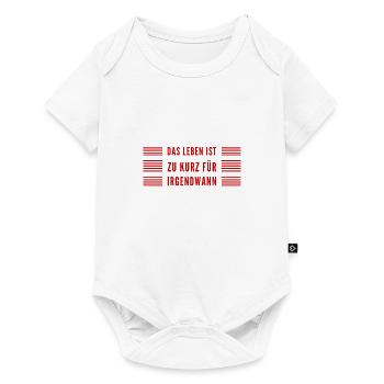 nutze die Zeit - Baby Premium Kurzarmbody - Weiß - Vorne