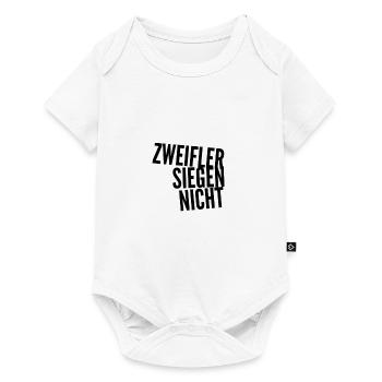 Zweifler siegen nicht - Baby Premium Kurzarmbody - Weiß - Vorne