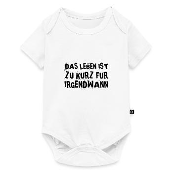 mach es jetzt - Baby Premium Kurzarmbody - Weiß - Vorne
