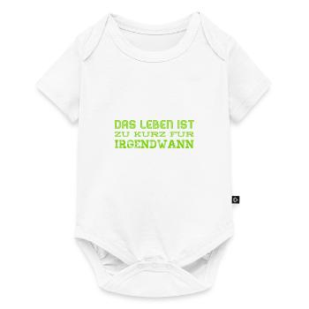 nutze den Tag - Baby Premium Kurzarmbody - Weiß - Vorne