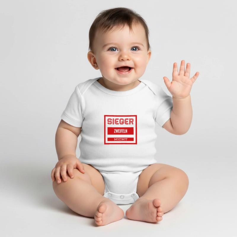 ich bin ein Gewinner Baby Premium Kurzarmbody