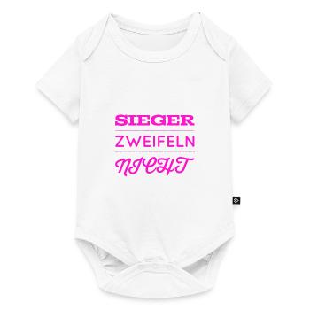 vor dir steht ein Gewinner - Baby Premium Kurzarmbody - Weiß - Vorne
