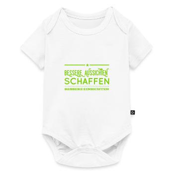 entdecke die Welt - Baby Premium Kurzarmbody - Weiß - Vorne