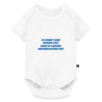 kenne deine Grenzen - Baby Premium Kurzarmbody - Weiß - Vorne