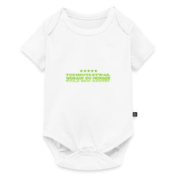 tu dir etwas gutes - Baby Premium Kurzarmbody - Weiß - Vorne