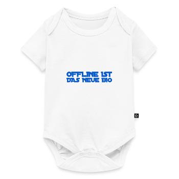 offline geht immer - Baby Premium Kurzarmbody - Weiß - Vorne