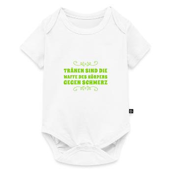 Tränen helfen - Baby Premium Kurzarmbody - Weiß - Vorne