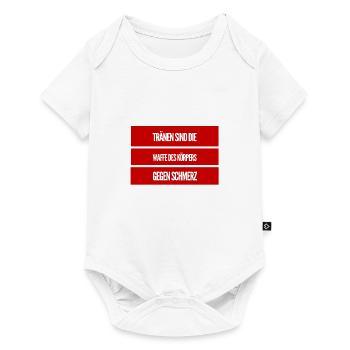 Tränen heilen - Baby Premium Kurzarmbody - Weiß - Vorne