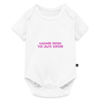Lästerei - Baby Premium Kurzarmbody - Weiß - Vorne