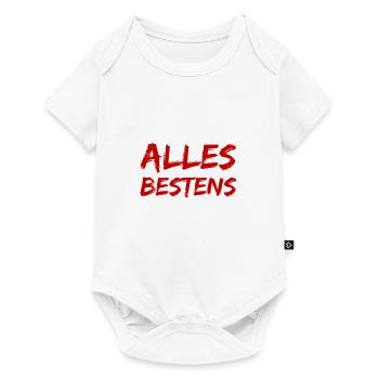 es ist alles bestens - Baby Premium Kurzarmbody - Weiß - Vorne