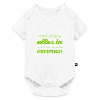 wie geht es dir? - Baby Premium Kurzarmbody - Weiß - Vorne