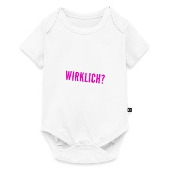 das kann ich mir nicht vorstellen - Baby Premium Kurzarmbody - Weiß - Vorne