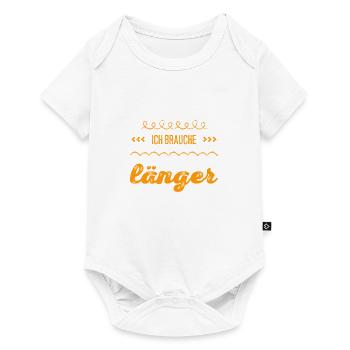 ich lasse mir Zeit - Baby Premium Kurzarmbody - Weiß - Vorne
