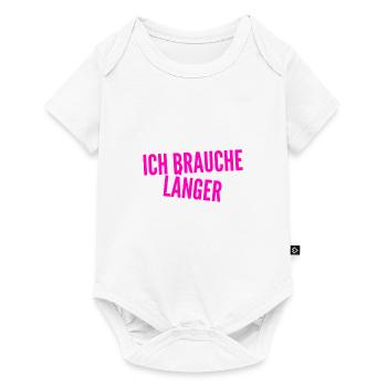 ich nehme mir die Zeit - Baby Premium Kurzarmbody - Weiß - Vorne