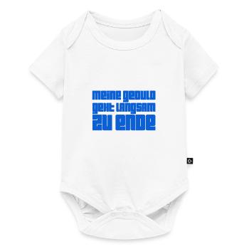 am Ende meiner Geduld - Baby Premium Kurzarmbody - Weiß - Vorne
