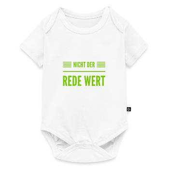 das ist unwichtig - Baby Premium Kurzarmbody - Weiß - Vorne