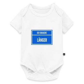 ich bin nicht der schnellste - Baby Premium Kurzarmbody - Weiß - Vorne