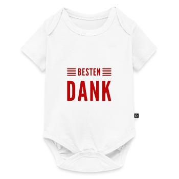 vielen Dank - Baby Premium Kurzarmbody - Weiß - Vorne