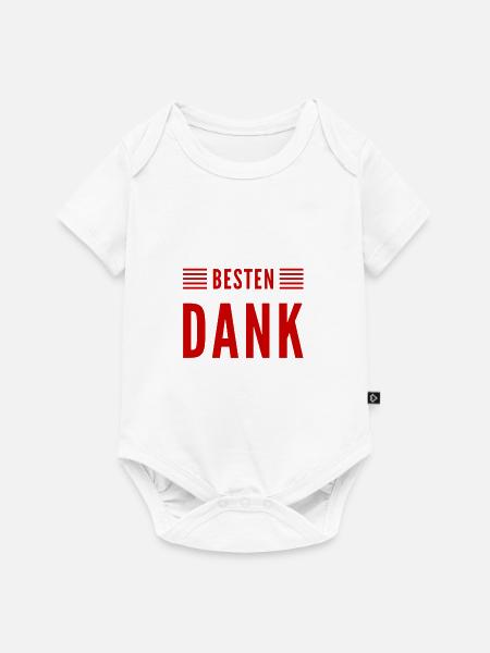 vielen Dank - Baby Premium Kurzarmbody - Weiß