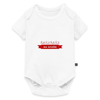 na toll - Baby Premium Kurzarmbody - Weiß - Vorne