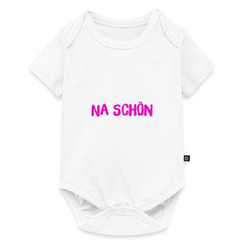 na schön - Baby Premium Kurzarmbody - Weiß - Vorne