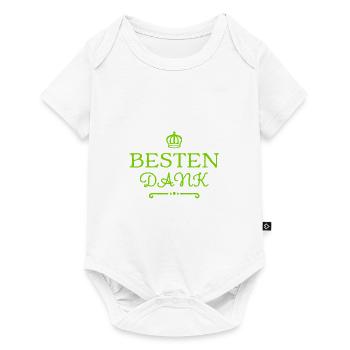 ich danke dir - Baby Premium Kurzarmbody - Weiß - Vorne