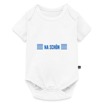 wie schön - Baby Premium Kurzarmbody - Weiß - Vorne