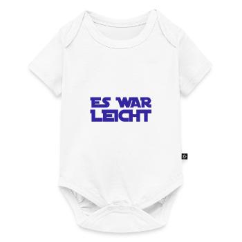 wie einfach - Baby Premium Kurzarmbody - Weiß - Vorne