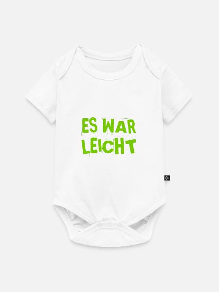 schwer sieht anders aus - Baby Premium Kurzarmbody - Weiß