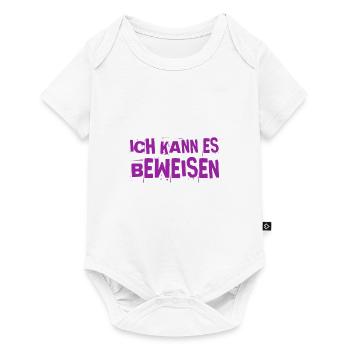 ich kann es beweisen - Baby Premium Kurzarmbody - Weiß - Vorne