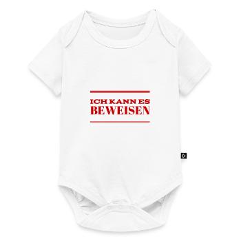 ich habe Beweise - Baby Premium Kurzarmbody - Weiß - Vorne