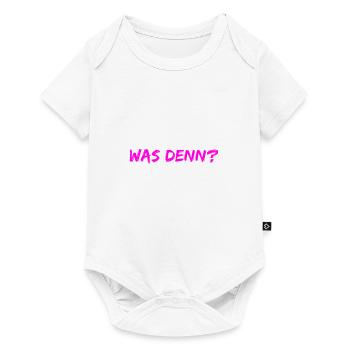 was ist denn los? - Baby Premium Kurzarmbody - Weiß - Vorne