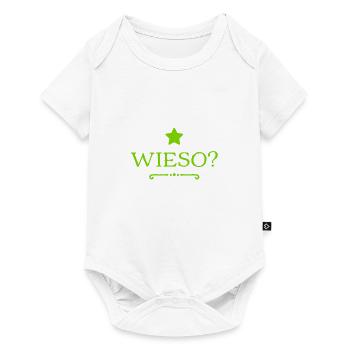 aus welchem Grund? - Baby Premium Kurzarmbody - Weiß - Vorne