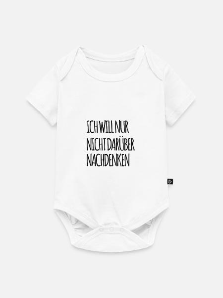 Ignoranz geht immer - Baby Premium Kurzarmbody - Weiß