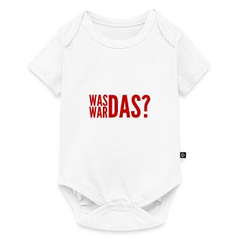 das war neu für mich - Baby Premium Kurzarmbody - Weiß - Vorne
